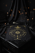 Goldene Motte - Altartuch Schwarz & Gold