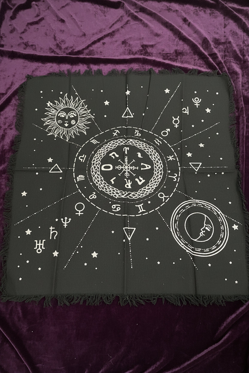 Astrologische Karte - Altartuch